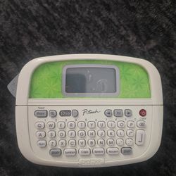 Brother PT-90 Label Maker with Gray and White Design