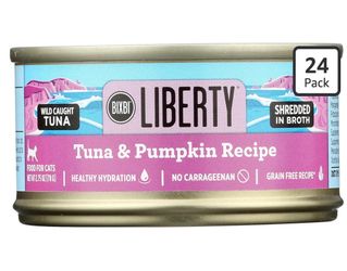 BIXBI Liberty Canned Wet Cat Food - Grain Free, Tuna and Pumpkin Recipe in Broth, 2.75 Ounce (Pack of 24)