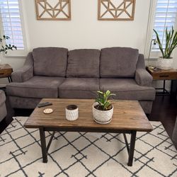 Sleeper Sofa And Love Seat Including Coffee Table