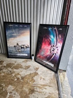 $80 Pair. NOT SELLING SEPARATELY. Miami 33130 Framed Interstellar movie posters.

Framed Interstellar movie posters come in a set of two. 

Each poste