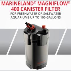 Marineland Magniflow Canister Filter For aquariums, Easy Maintenance,Black