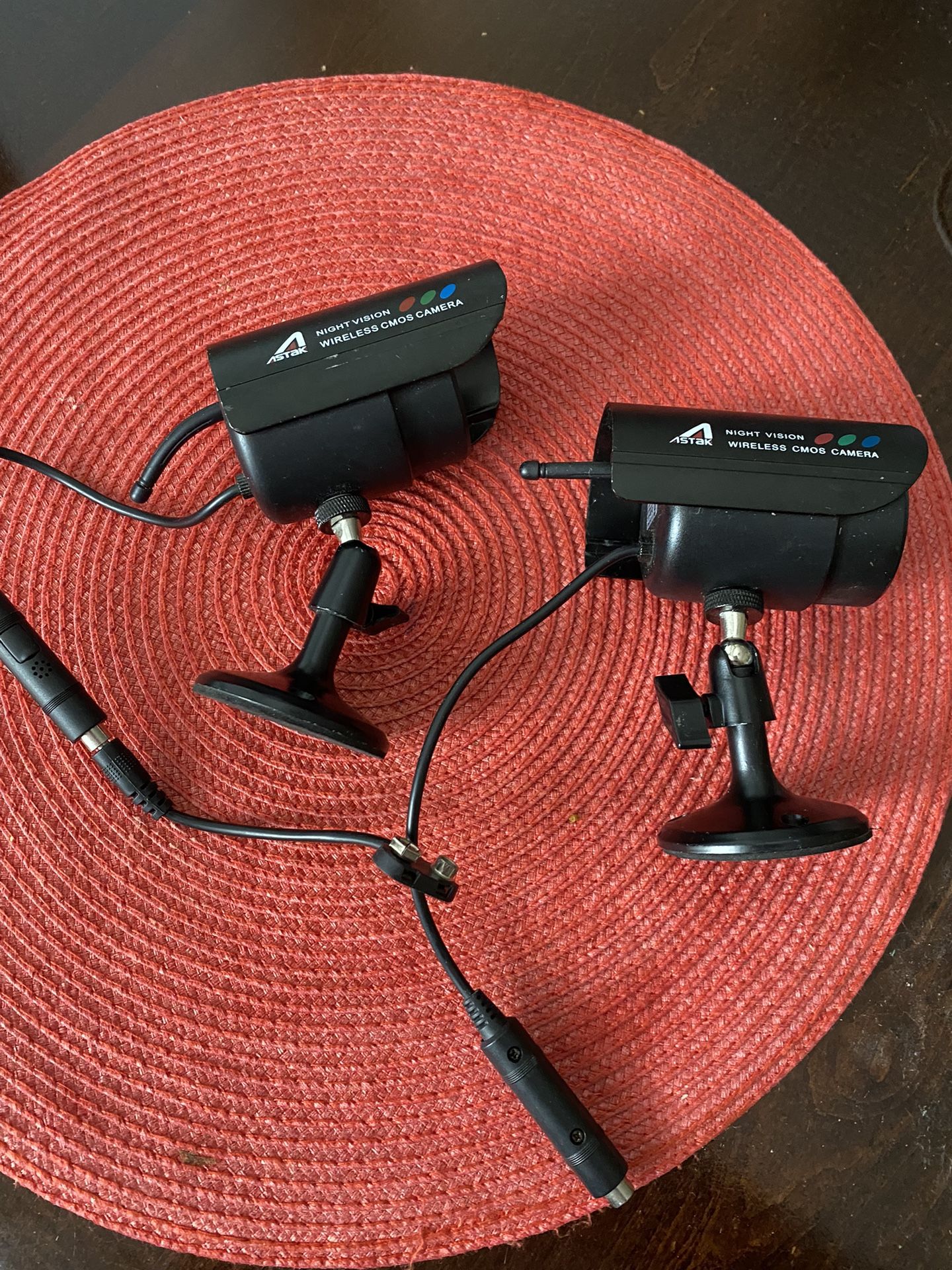 Two Astak Night Vision Wireless Cameras