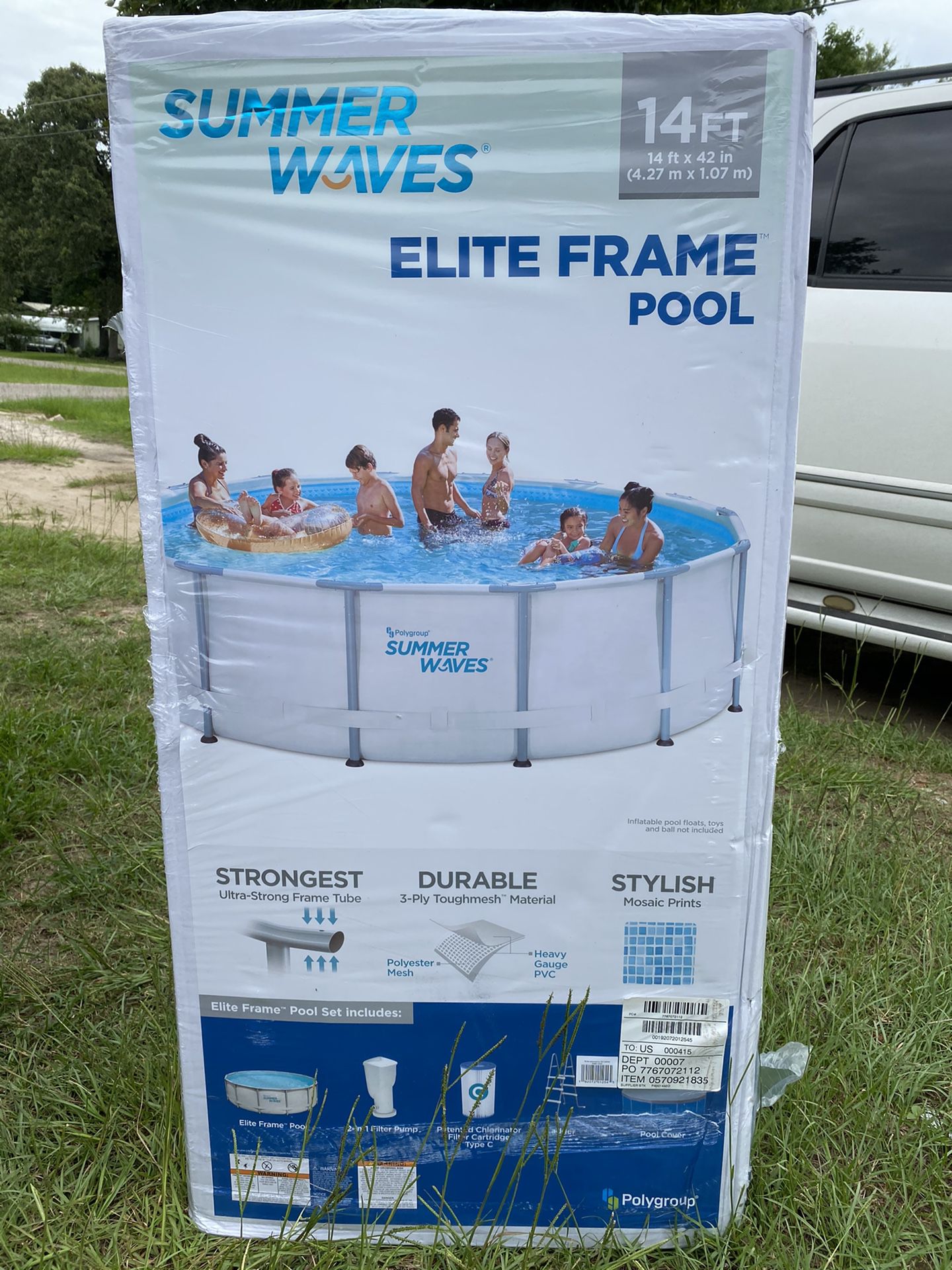 Summer waves 14x42 in Elite frame pool