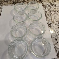 8 Creme Brulee Glass Ramekins