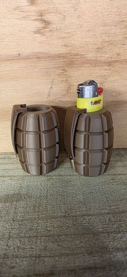 grenade sleeve for big size bic lighter