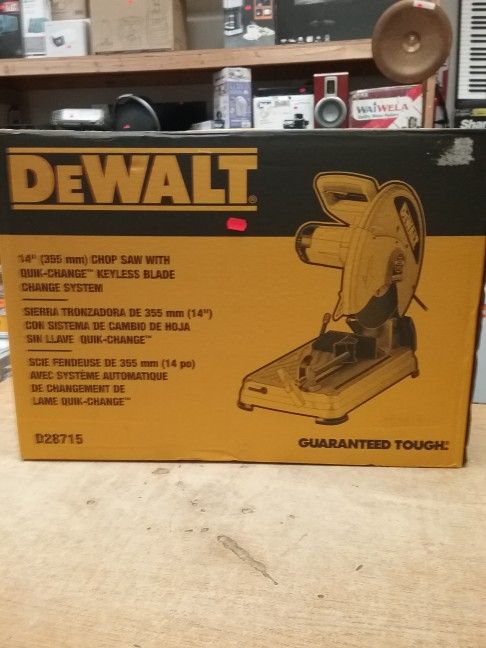 *BRAND NEW* DEWALT D28715
15 Amp Corded 14" Cut-Off Saw