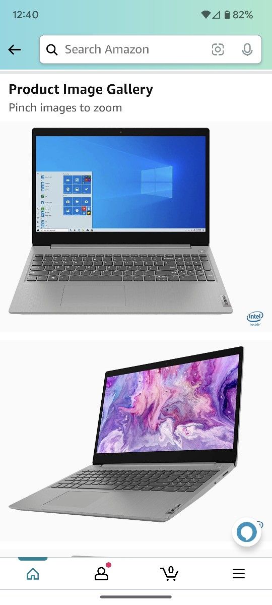 Lenovo IdeaPad Touchscreen Laptop 10th Gen Intel Core i3 1005G1