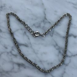 Vintage silver chain anklet bracelet