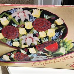 Lesal's Garden Oval Plates