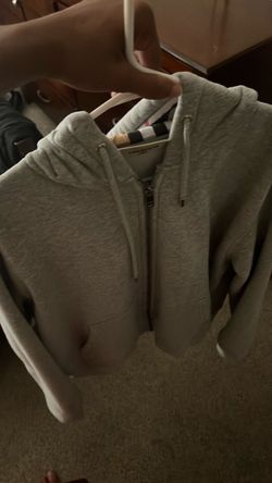 Grey Burberry hoodie
