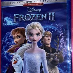 NEW Disney Frozen 2 Blu Ray In Original Case
