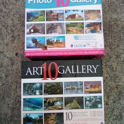 Lot Of 2 Jigsaw Puzzles 2 10 Packs