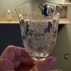 Nine Heisey Etched ROSE 🌹glasses X9