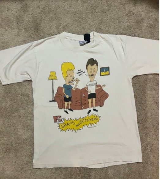 Beavis and butthead 1993 single stitch shirt