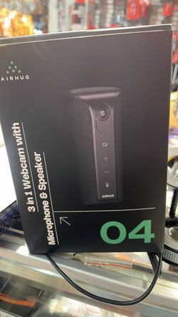 Airhug O4 3-in-1 Webcam with Microphone & Speaker