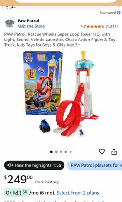 Paw patrol  racing tower