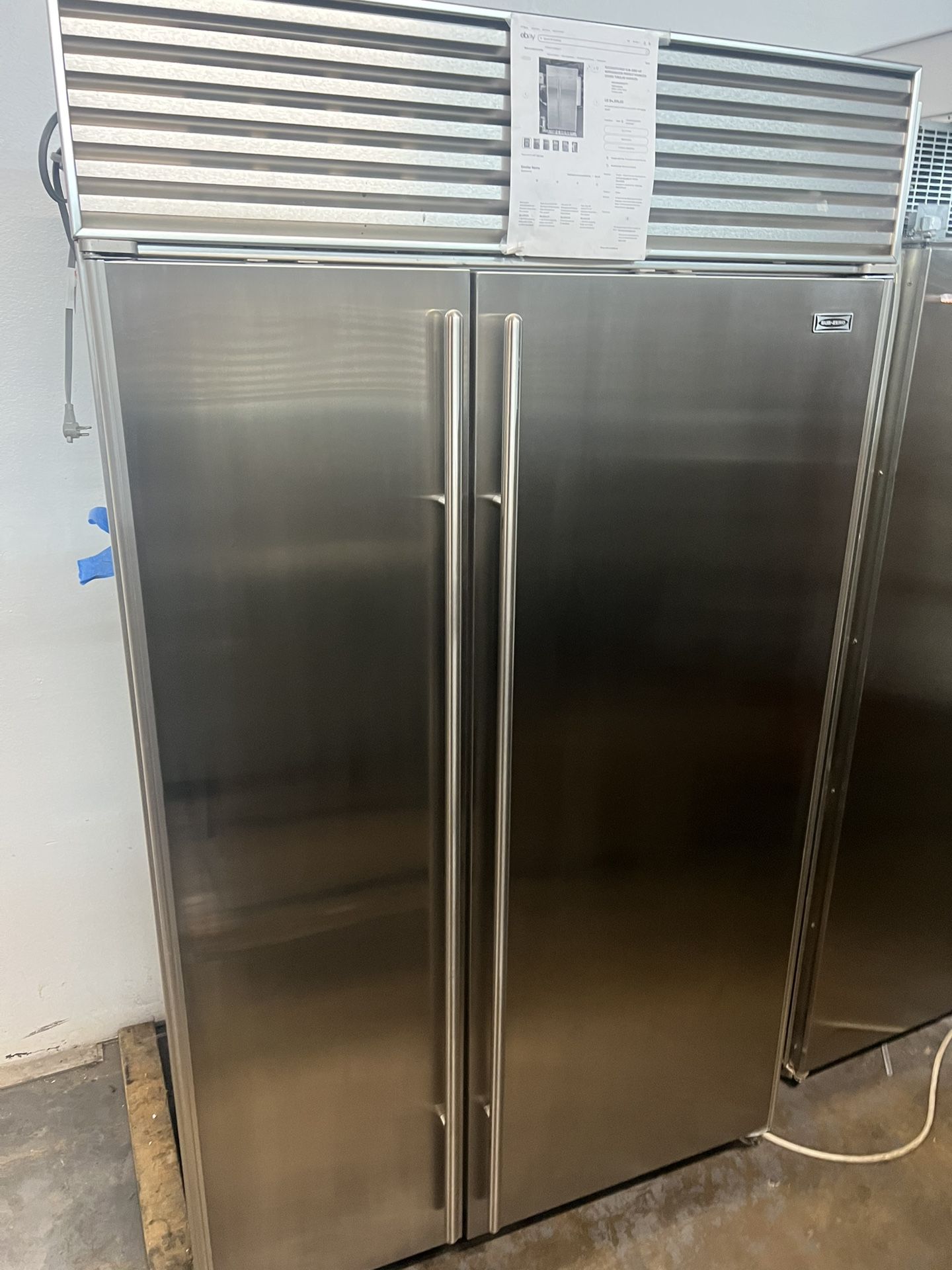 Subzero 48” Built In Refrigerator Stainless Steel 2018