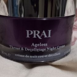 New Unopened Sealed Never Used 1.7 FL Prai Ageless Throat And Decolletage Night Creme Please Check Out All Pictures $25 Pick Up At Country Club And Gr