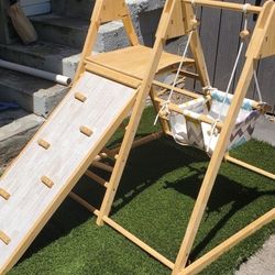 Toddler Inside Outside Swing Set
