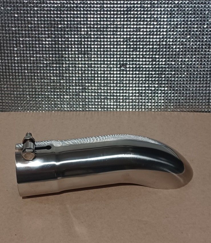 Exhaust Tail Pipe End.. 2.5 Inlet 9in