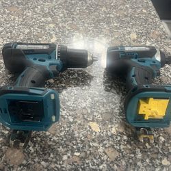 Makita De Impacto XDT11 18v y Taladro XFD10 18v . 