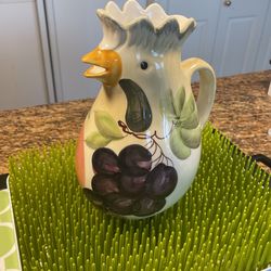 Rooster Fortune Pitcher