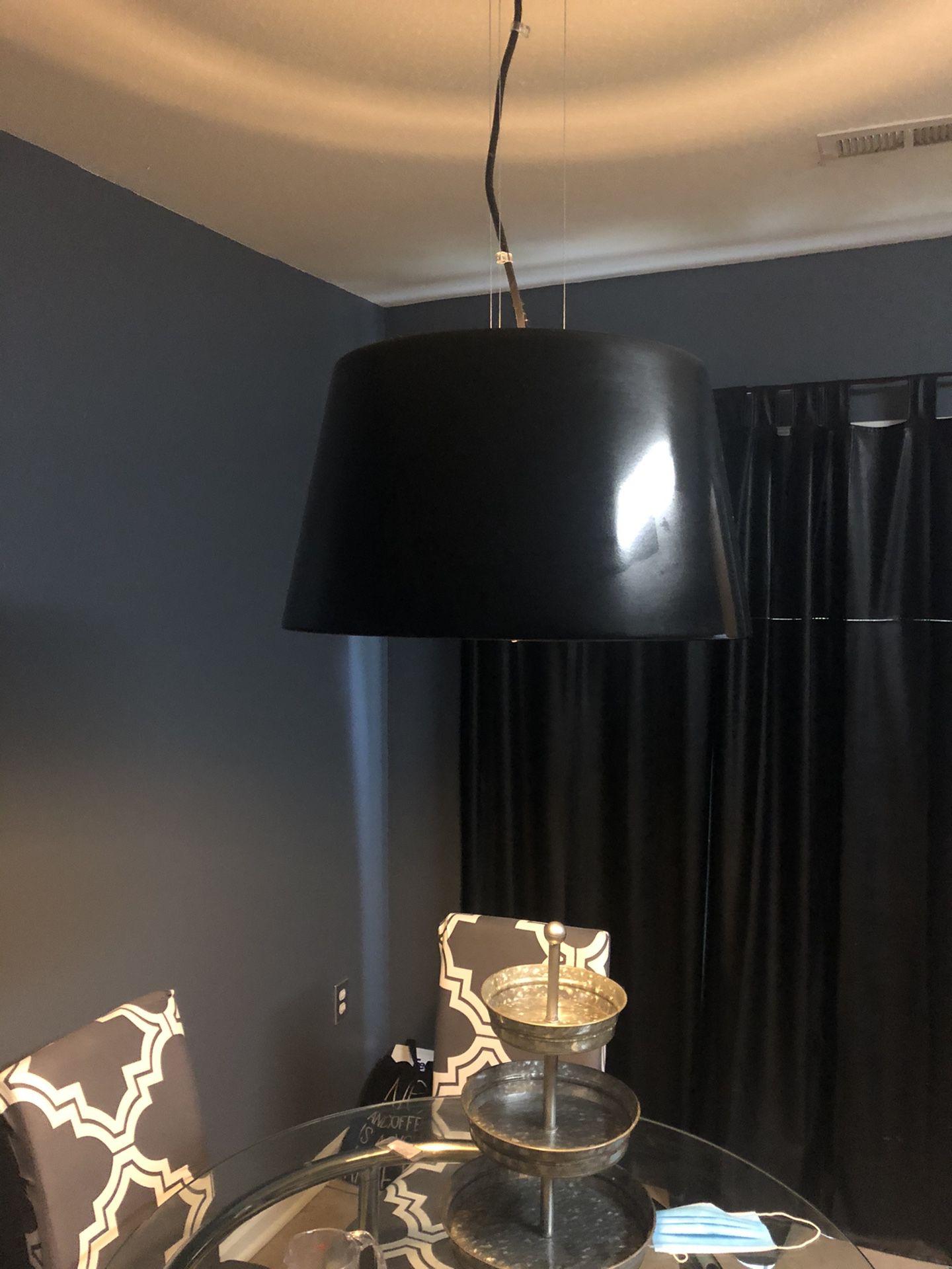 Black IKEA Kitchen light