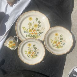 Mikasa vintage “Fresh  Floral”  print