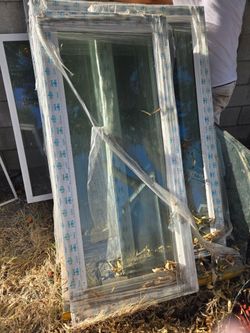 Greenworld vinyl retrofit windows 6 total sizes 21.5 x 52 1/2  and

25 1/2 × 53 1/2