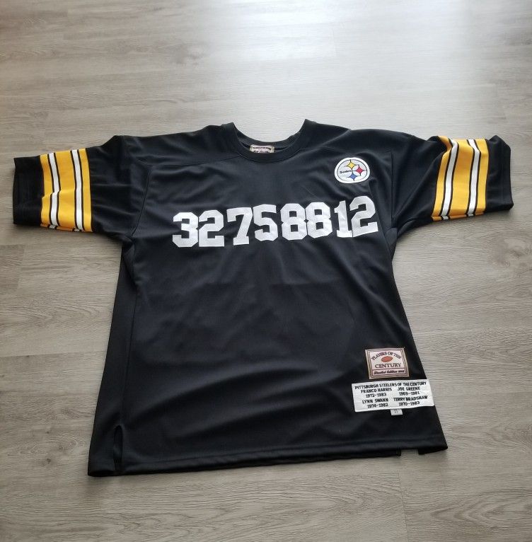 Limited Edition NFL Pittsburgh Steelers Of The Century Jersey - Franco Harris, Joe Greene, Lynn Swann, Terry Bradshaw Go