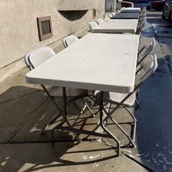 Chairs and Tables