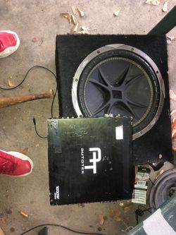 12in kicker 1000watt amp