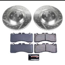 2010 -2017  Lexus Ls460 Front. Power Stop (k5849 Brake Pads And Rotors 