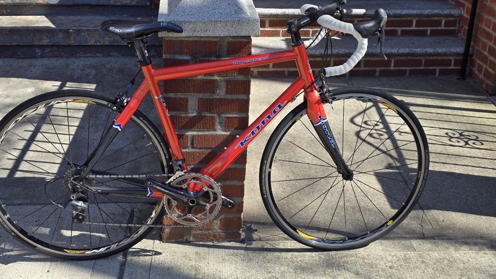 Kona Zing Supreme Carbon Fiber Large Road Bike....