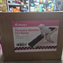 Wooden Folding Dog Ramp for Bed