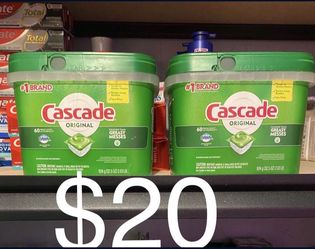 Cascade Original 60 Fresh scent Action Pacs