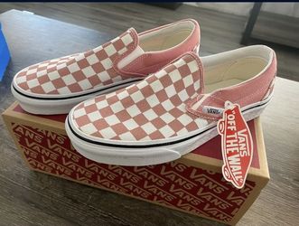 Vans Slip on Women’s Rosette/White Checkered 