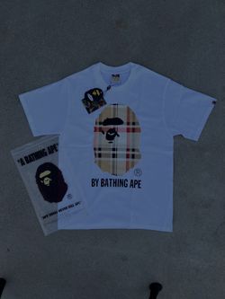 White Bape X BURBBERY T Shirt