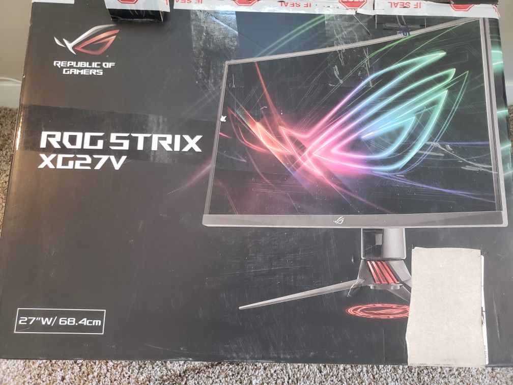 ASUS ROG Strix XG27VQ 27" FreeSync 144Hz Curved Gaming Monitors with Aura RGB