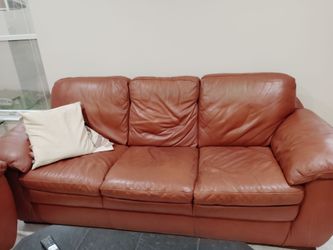 Leather couch