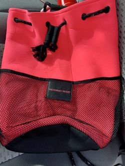 VICTORIA SECRET BACKPACK PINK NEOPRENE BEACH BAG