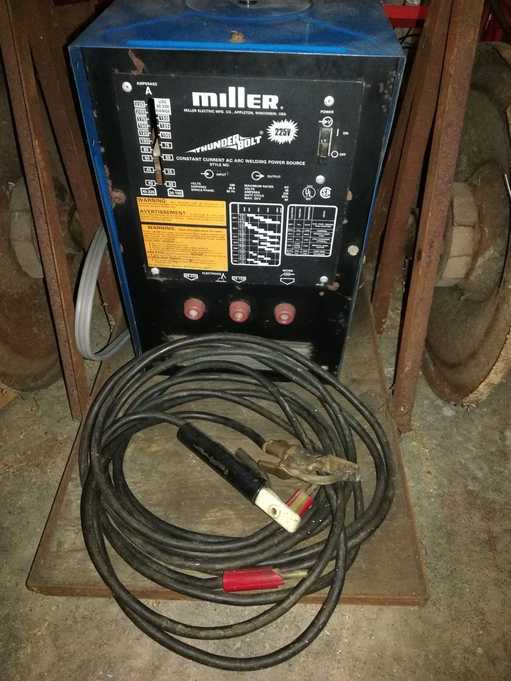 Miller Arc Welder + Accessories