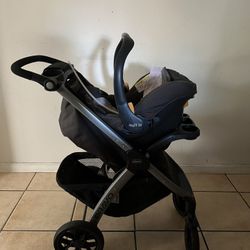 Chico Bravo 3 In 1 Quick Fold Travel System 