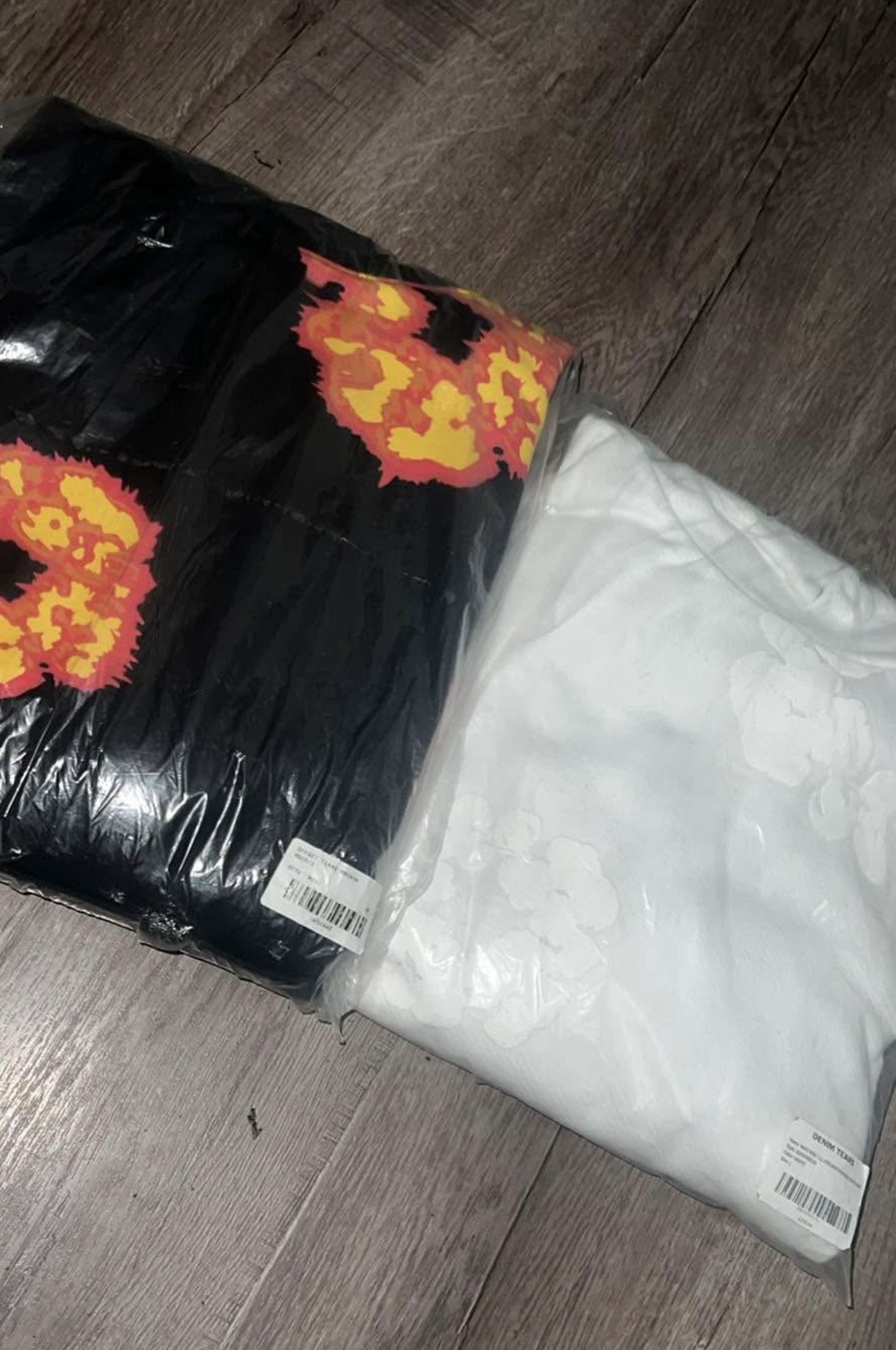 denim offset & white