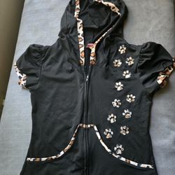 Cheetah Women's Costume With Mini Skirt 