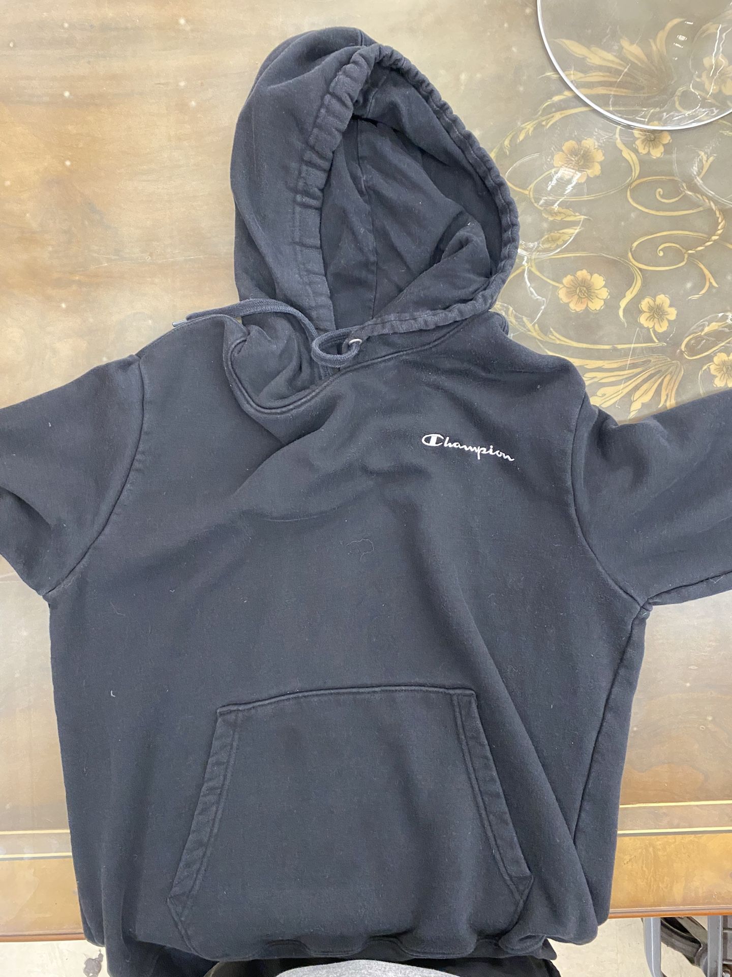 Medium champion black sweatshirt