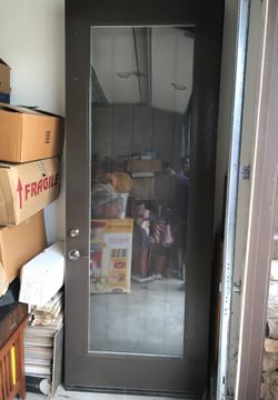 Three 8’ Custom Brown Home Doors