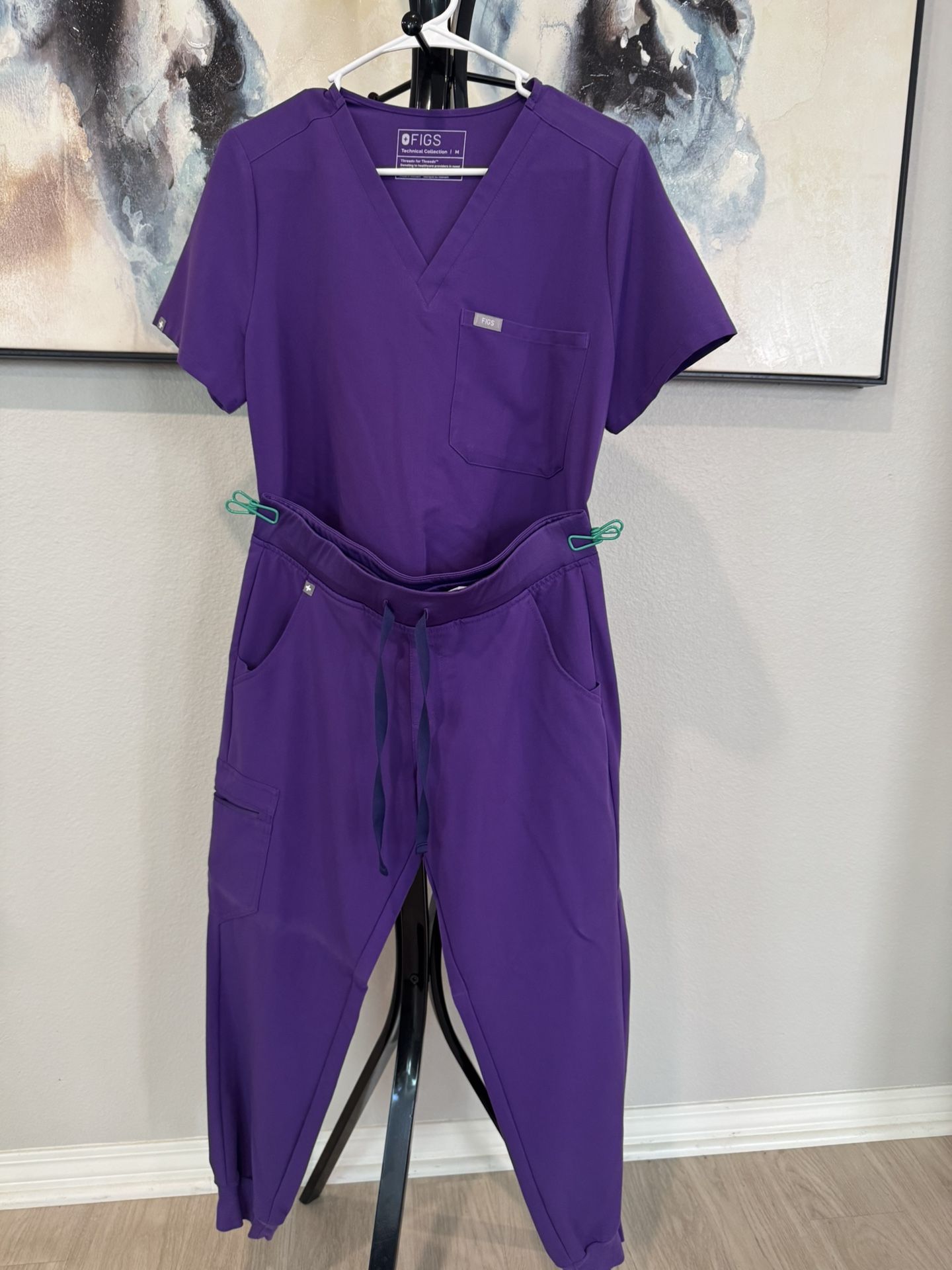Figs Scrubs Top & Bottom Set