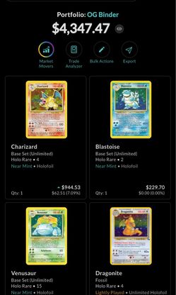 Pokemon Vintage Card Collection