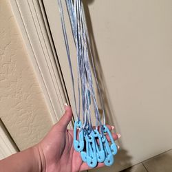 Baby shower game necklaces
